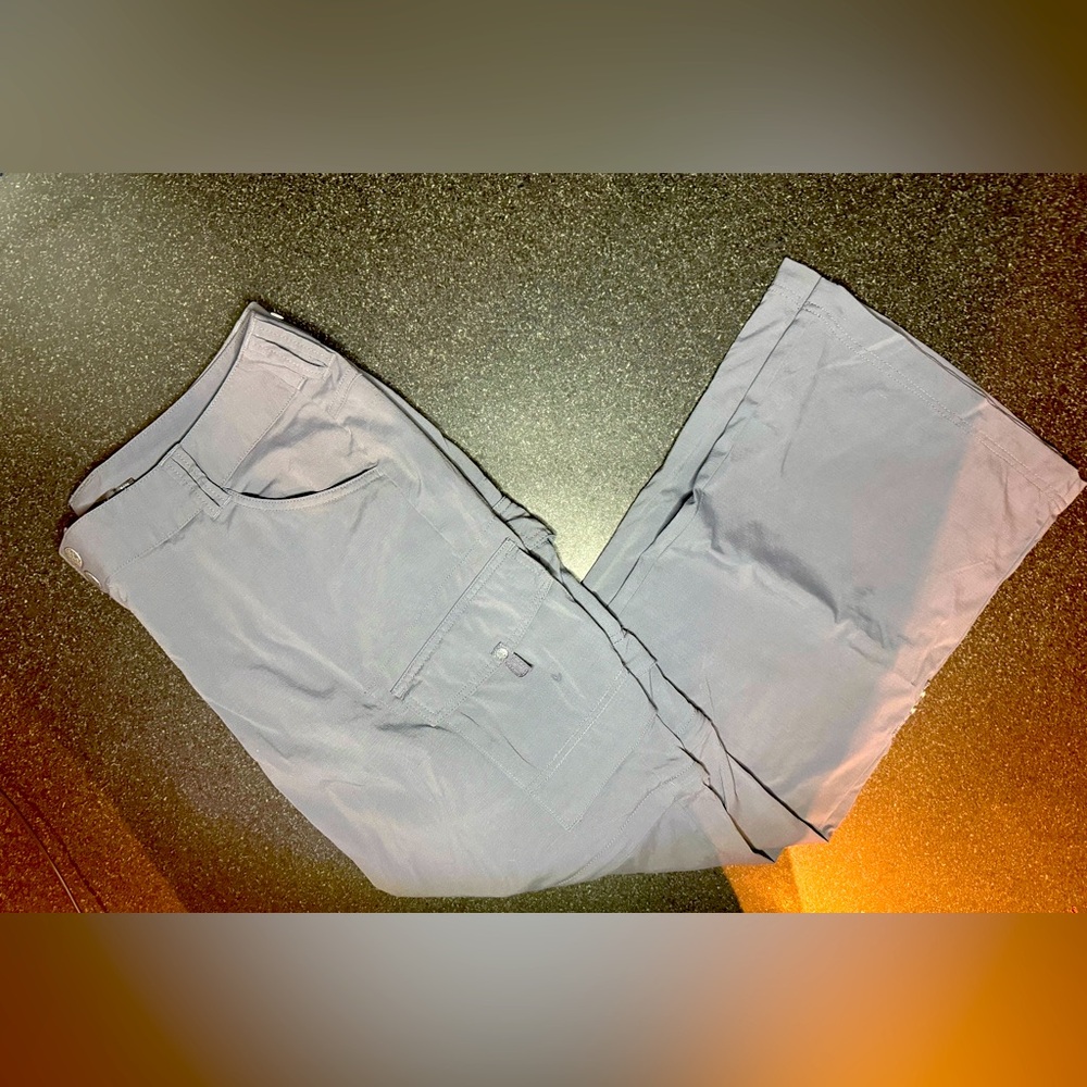 Gray Prana pants that zip off into shorts!